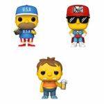 Funko Animation: POP! Simpson Collectors Set 5 - USA Homer, Duffman, Barney