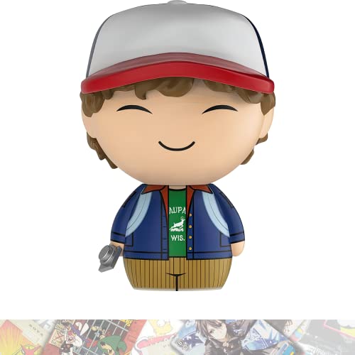 Dustin: Dorbz Vinyl Figurine Bundle with 1 Compatible TV Theme Trading Card (389 - 21793)