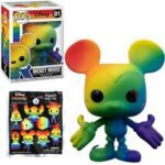 The Pride of Disney It gets Better Project Funko Bundle: Funko Pop! Disney Mickey Mouse 01 (Rainbow) + Disney Pride Collection Figural Bag Clip Series 39 (2 Items LGBTQ+) The Pride of Disney It gets Better Project Funko Bundle: Funko Pop! Disney Mickey Mouse 01 (Rainbow) + Disney Pride Collection Figural Bag Clip Series 39 (2 Items LGBTQ+)