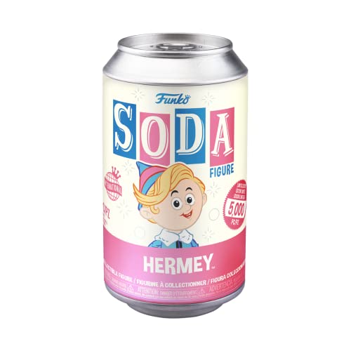 Funko Vinyl SODA: Rudolph- Hermey w/Chase(IE) 1 in 6 Chance of Receiving A Chase Variant (Styles May Vary), 58717, One Size, Multicolor