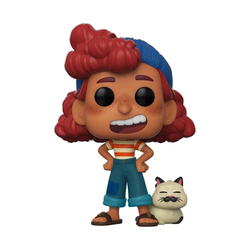Funko Pop! Disney: Luca – Giulia Marcovaldo with Machiavelli Vinyl Figure, 3.75 inches