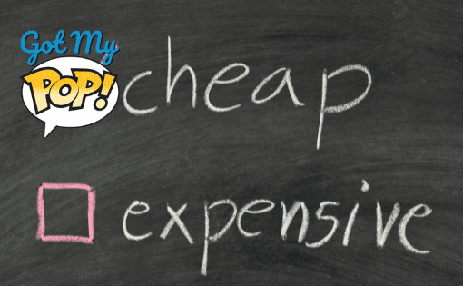 Cheap Funko Pops Blackboard